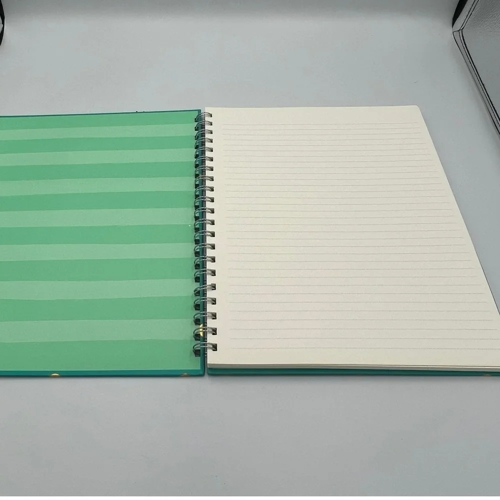 Clementine Paper Inc Notebook Unisex 8.5x11 Teal Gold New Polka Dot 729400